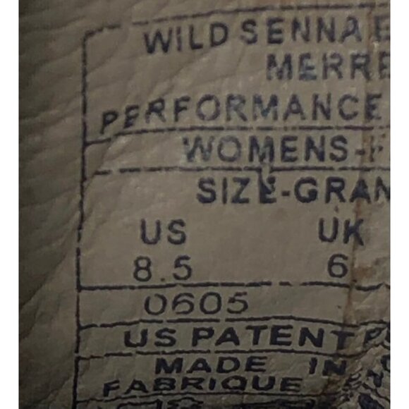 Merrell Wild Senna Brown Suede Slip-On Shoes Womens 8.5 Moccasin Style - Picture 10 of 12